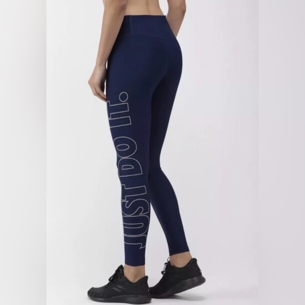 Nike Navy Dri-FIT Performance Leggings